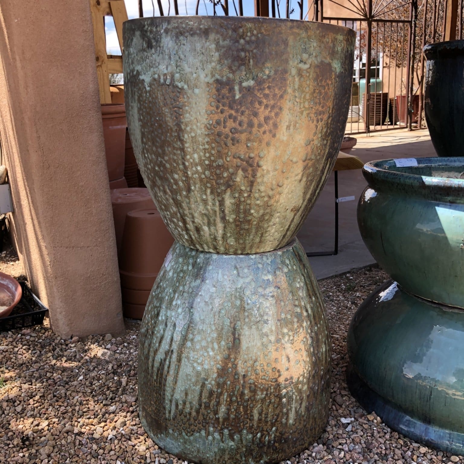Anamese Egg Planter Malachite