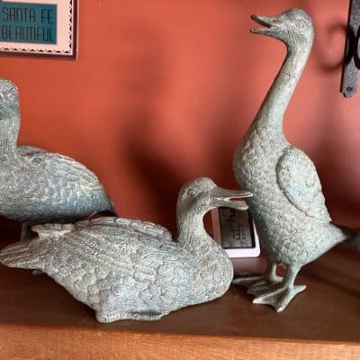 Small Duck Statues (Set of 2)