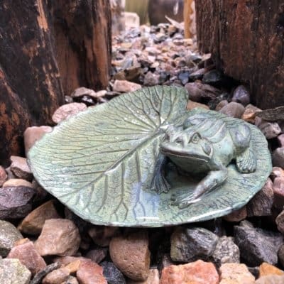 Frog on Lily Pad Fountain