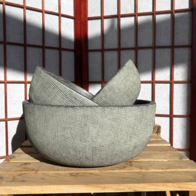 Campania Jute Bowl - Black