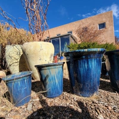 Anamese Arabella Planter - Rustic Blue