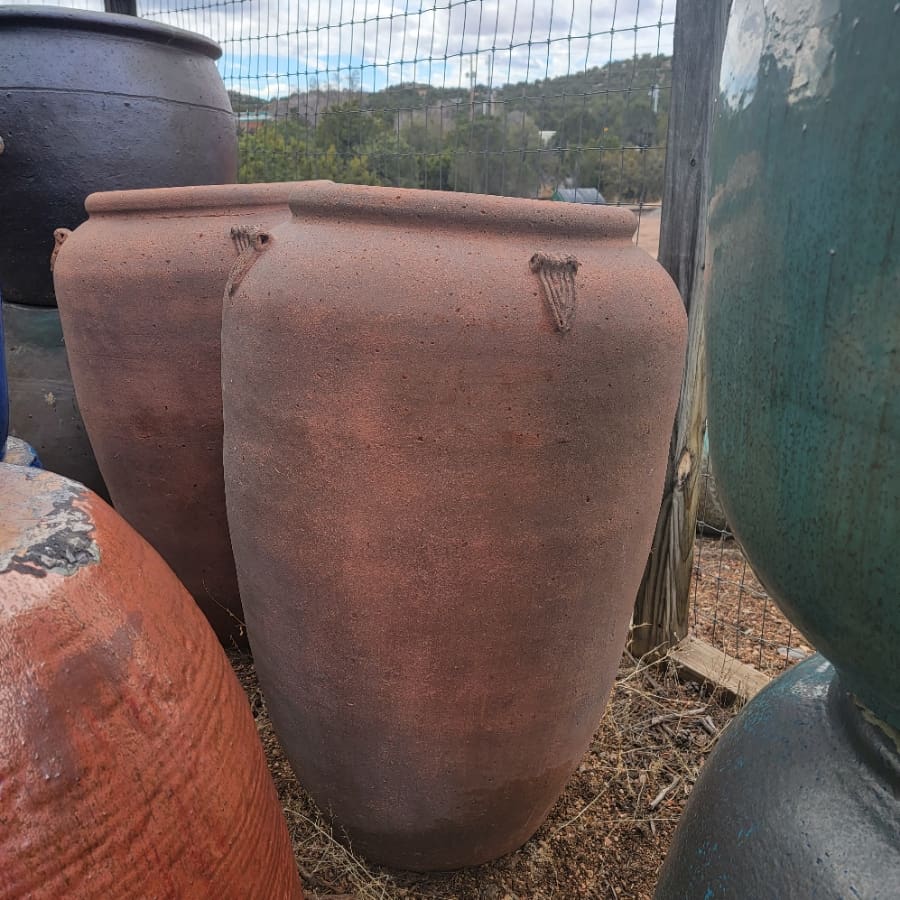 Campania 4 Handle Jar - Sandblasted
