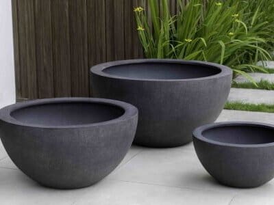 Campania Piccadilly Planter - Charcoal