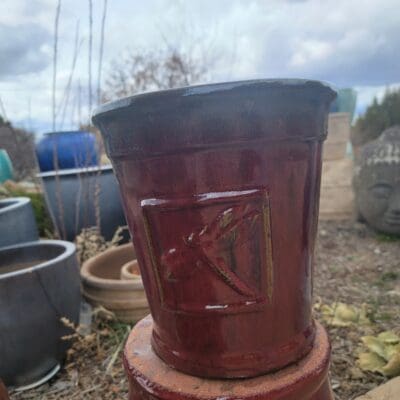 Dragonfly Planter - Parisian Red