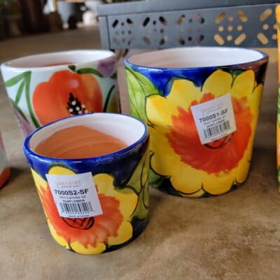 Mini Cylinder Planter - Sunflower