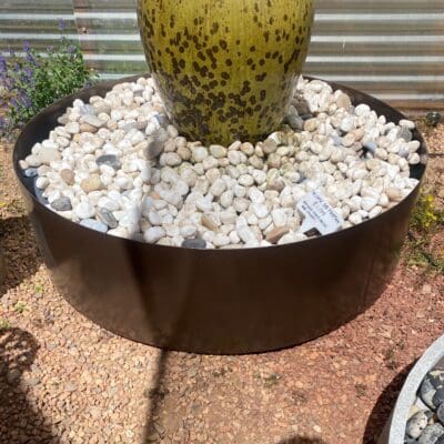 Metal ring for fountains