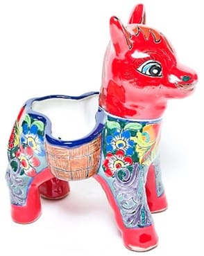 Talavera Large Donkey Planter