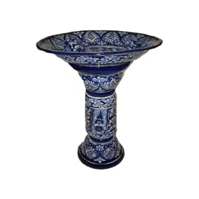Talavera Barcelona Birdbath
