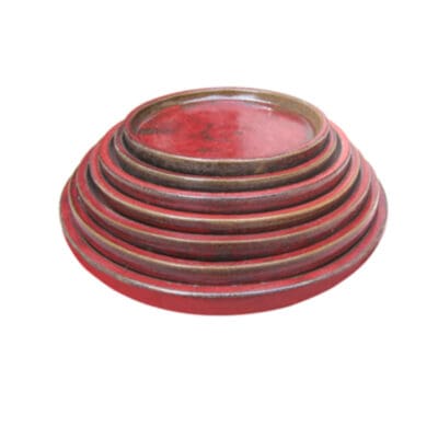 Lotus Saucer - Parisian Red