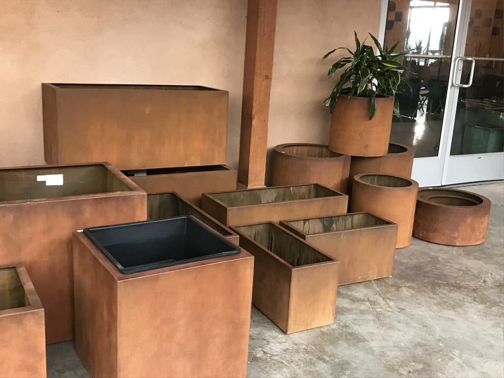 Anamese Korton Steel Planters - Troughs - Image 3