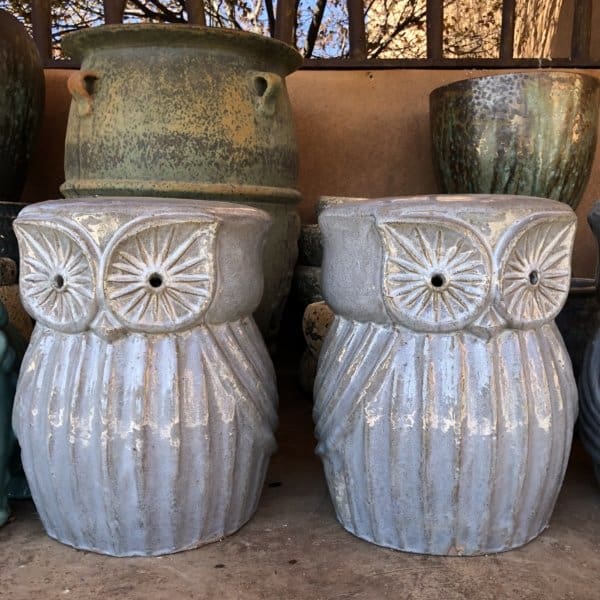 Owl Stool Winter Sky