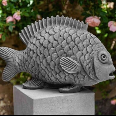 Campania Fish Statue  "Gill "
