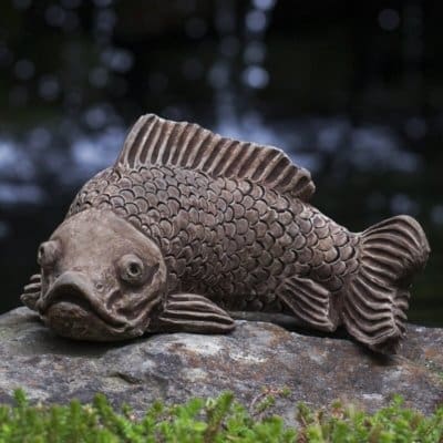 Campania Large Koi Statue