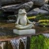Campania Mini Zen Frog Garden Sculpture