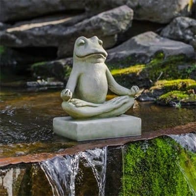 Campania Mini Zen Frog Garden Sculpture