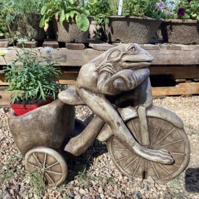 Campania Tricycle Frog Planter