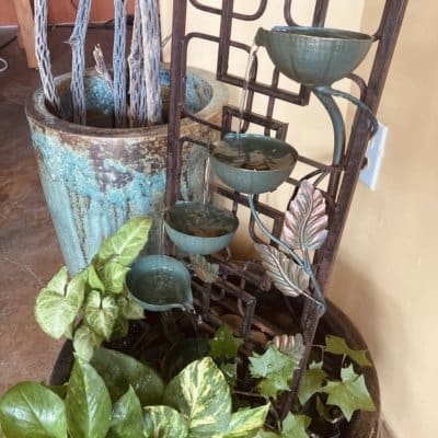 Flower Lattice Fountain