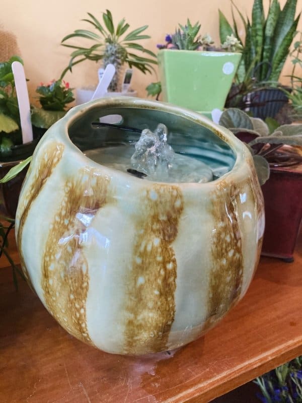 Green Round Indoor Fountain
