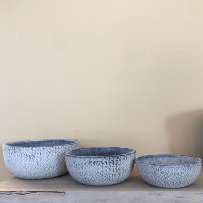 Campania Bird Tracks Bowl - Beige