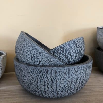 Campania Bird Tracks Bowl - Black