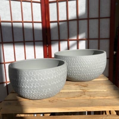 Campania Scalloped Bowl - Grey