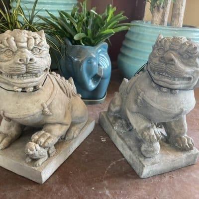 Campania Traditional Foo Dog Set