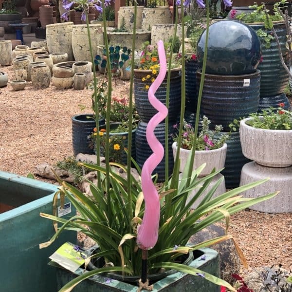 Pink Swirl Garden Art - Image 2