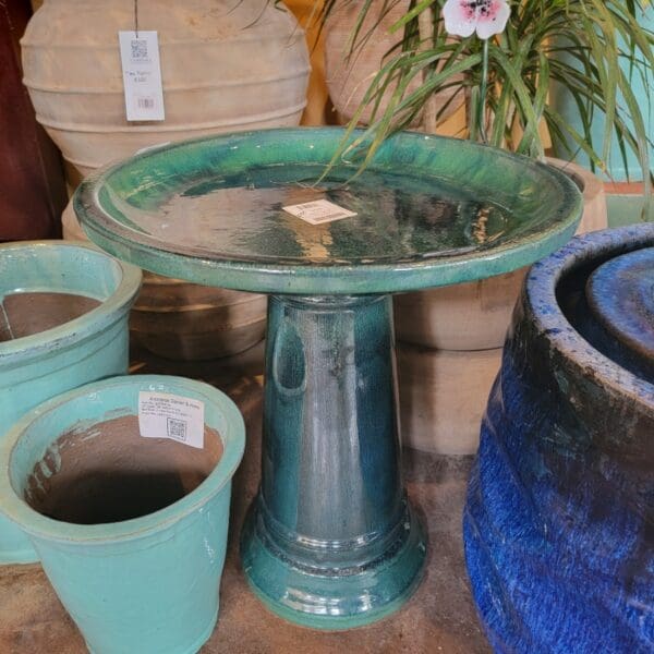 Campania Petrol Birdbath