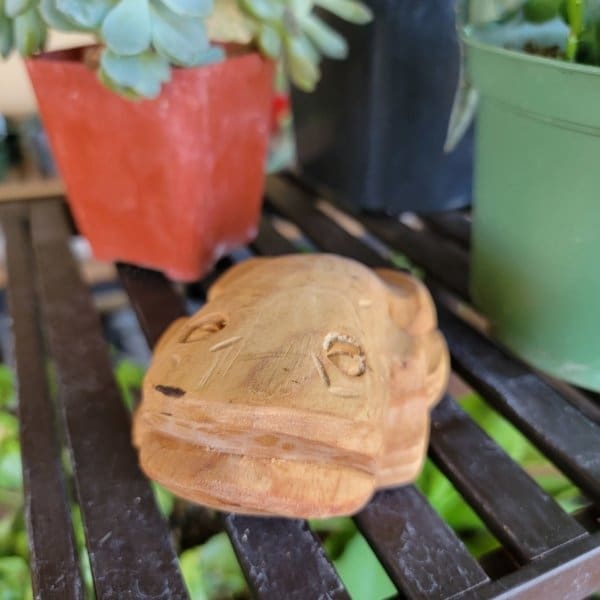Small Wooden Frog - Image 3
