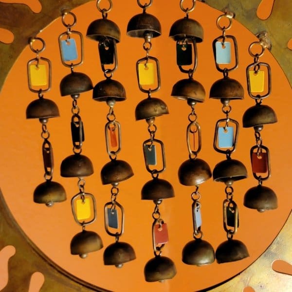 Multicolor Sun w Dangles Chime - Image 2