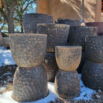 Campania Bolivar Planter in Angkor Finish