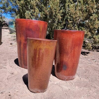 Anamese Tall Taper Planter - Copper