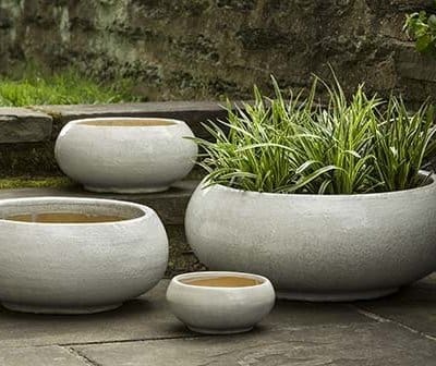 Campania Misha Planter - Antique Pearl