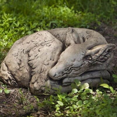 Campania Sleeping Fawn Statue
