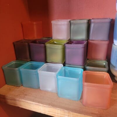 Lido Glass Cache Pot
