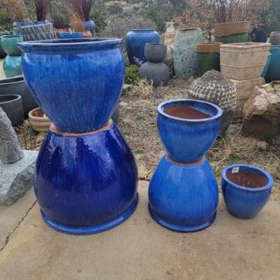 Fish Bowl Planter - Pacific Blue
