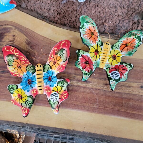 Ceramic Butterfly Wall Art