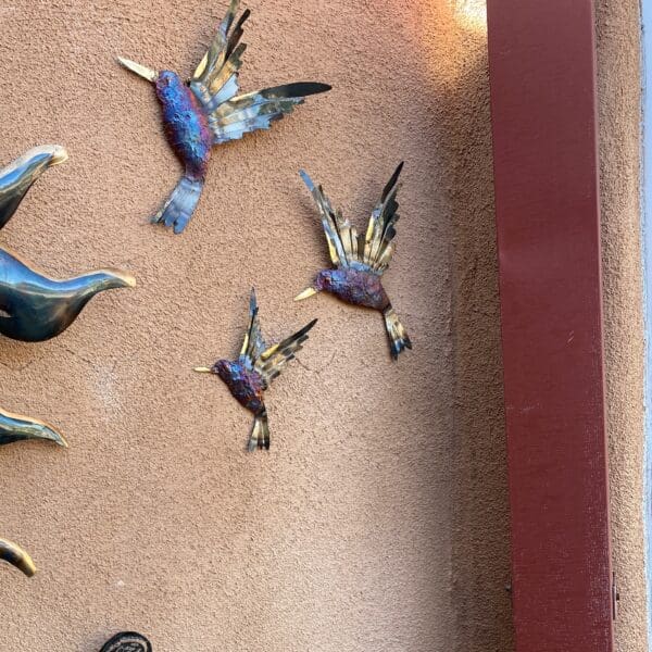 Metal hummingbird set or other set