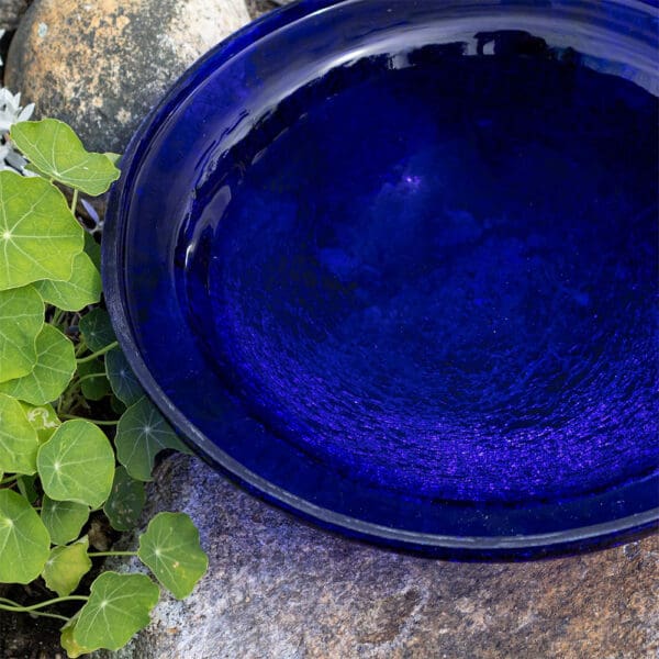Achla Crackle Glass Bowl