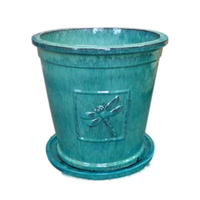 Dragonfly Planter - Sea Blue