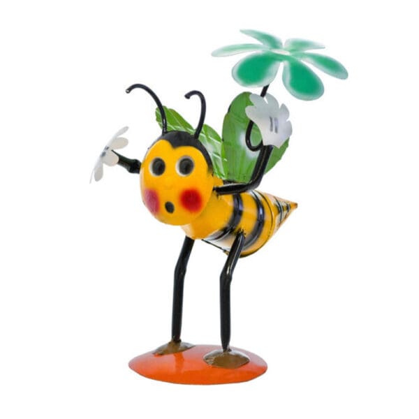 Bee With Flower - Rustic Arrow