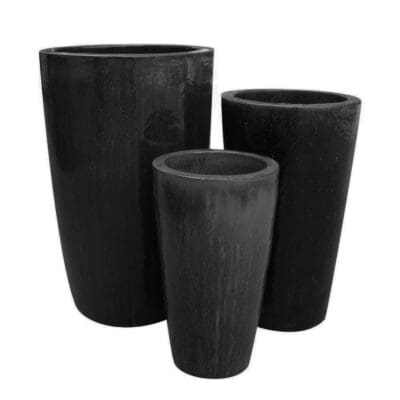 Anamese Tall Taper Planter - Graphite