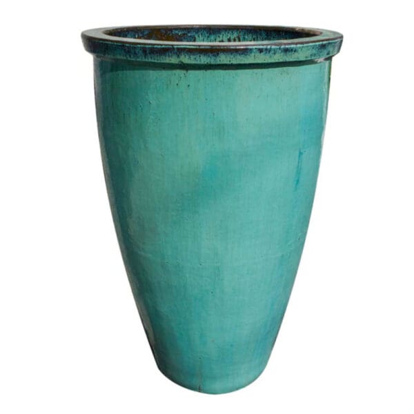 Anamese Turin Tall Planter Small - Aqua