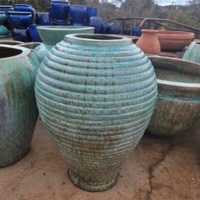 Anamese Adobe Jar - Blue