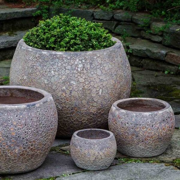 Campania Naxos Planter - Angkor Finish