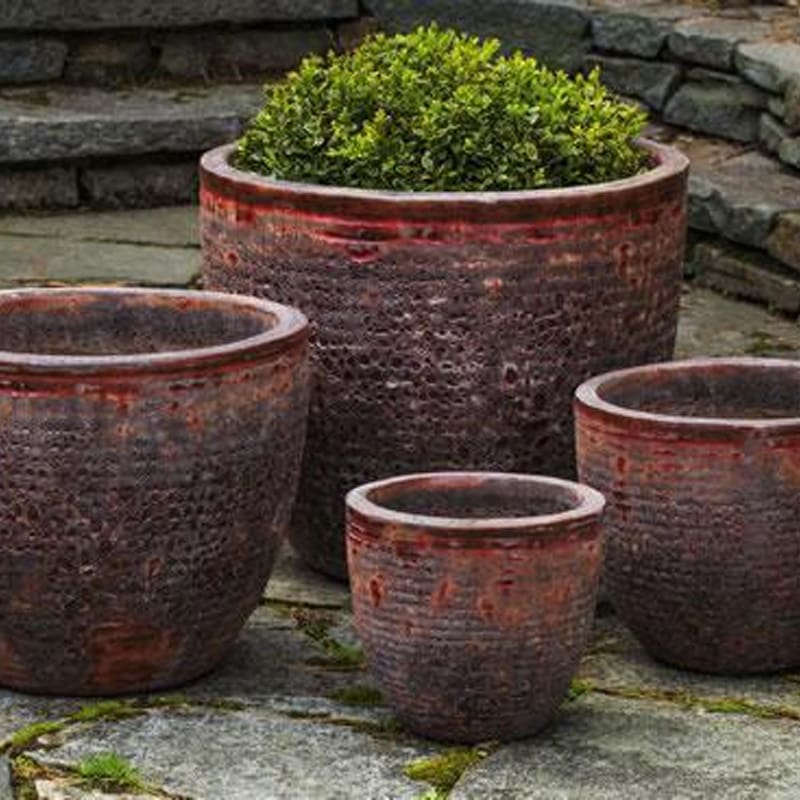 Campania Aspara Planter - Angkor Red