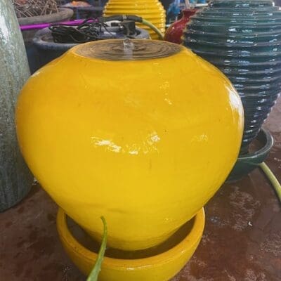Beckham Round Jar Fountain